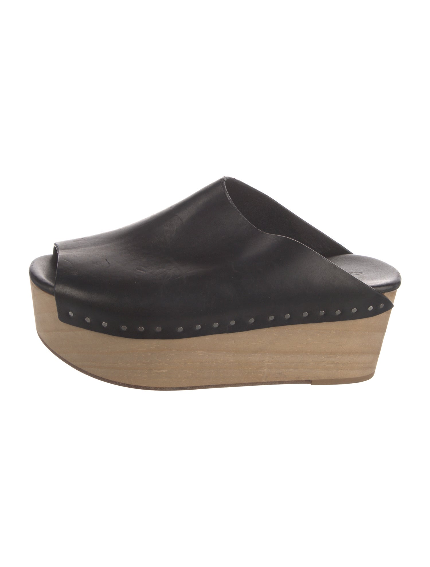 Rick Owens Leather Slides